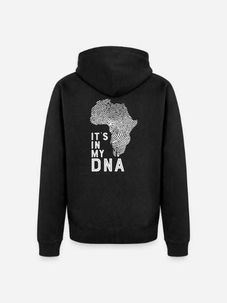 ADN d'Afrique - Veste à capuche bio Premium Unisexe - noir