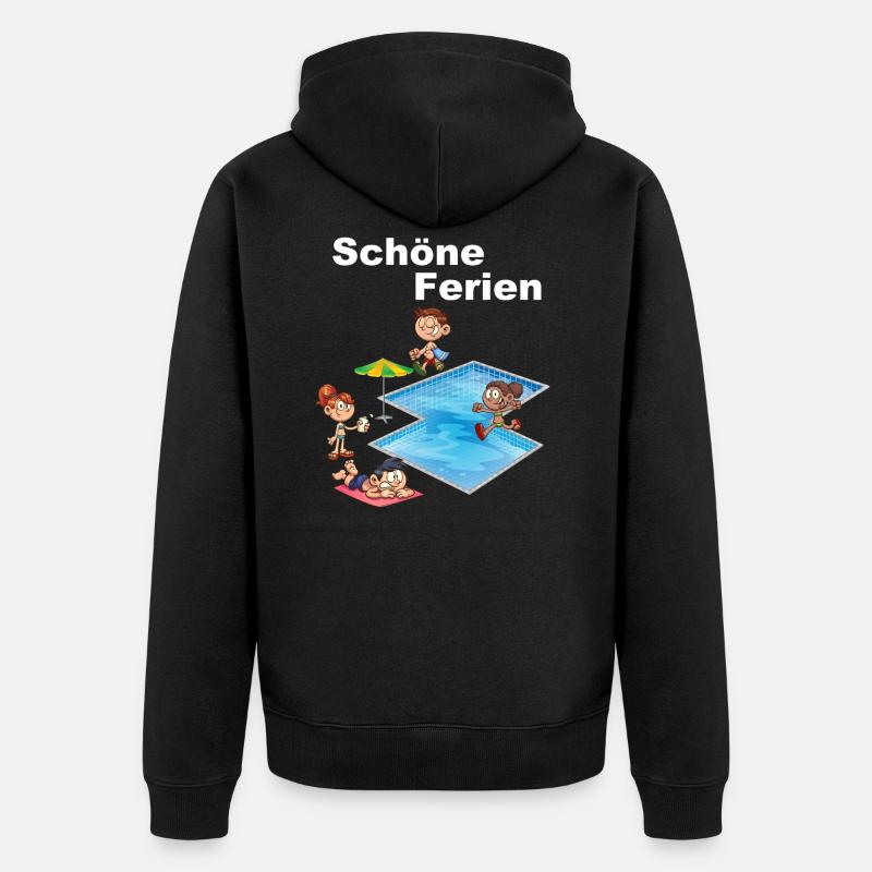 Schöne Ferien - Unisex Premium Bio Zip Hoodie - undefined