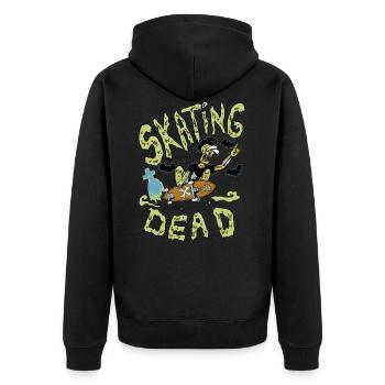 skatingdead - Veste à capuche bio Premium Unisexe - noir - Dos - Nico (187cm)