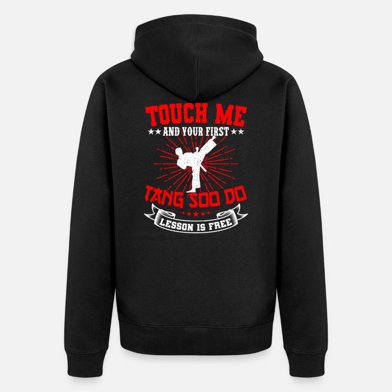 Tang Soo Do disant cadeau - Veste à capuche bio Premium Unisexe - noir