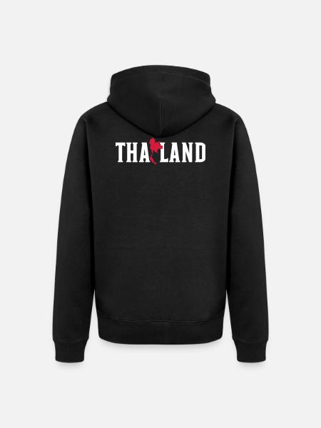 Thailand - Unisex Premium Bio Zip Hoodie - Schwarz