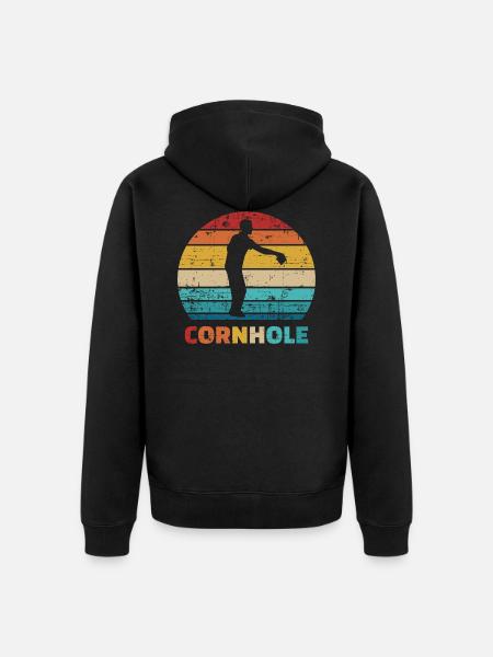 Cornhole - Veste à capuche bio Premium Unisexe - noir