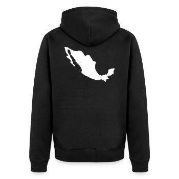 Mexique - Veste à capuche bio Premium Unisexe - noir - Dos - Nico (187cm)