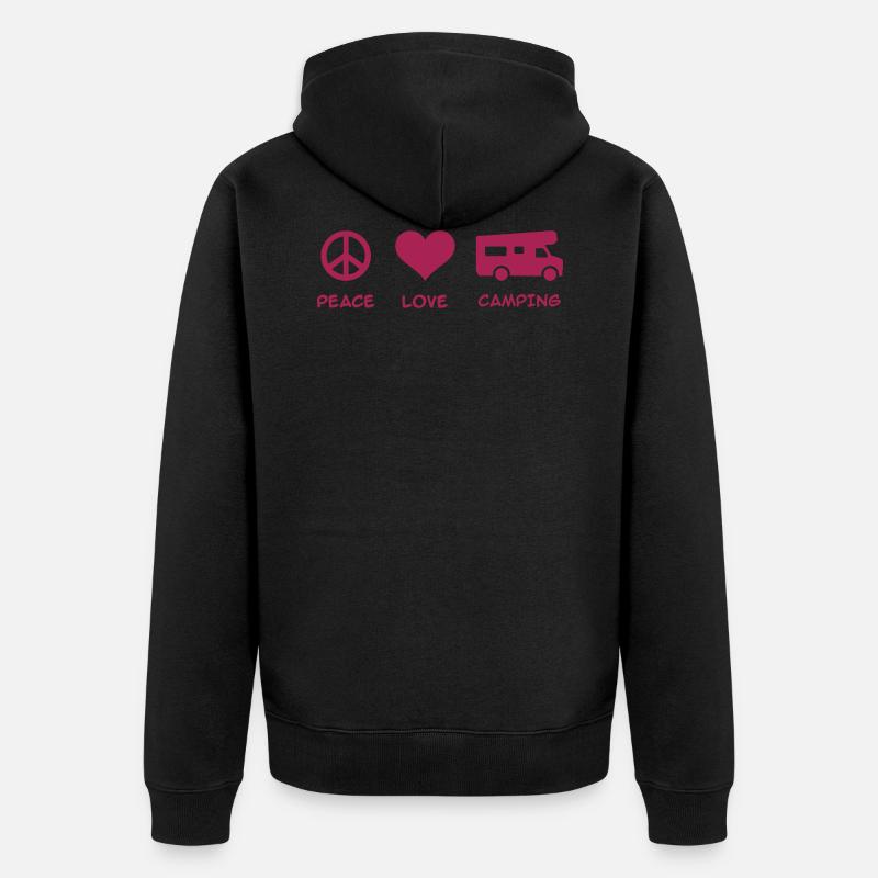 Camping-car - Veste à capuche bio Premium Unisexe - noir