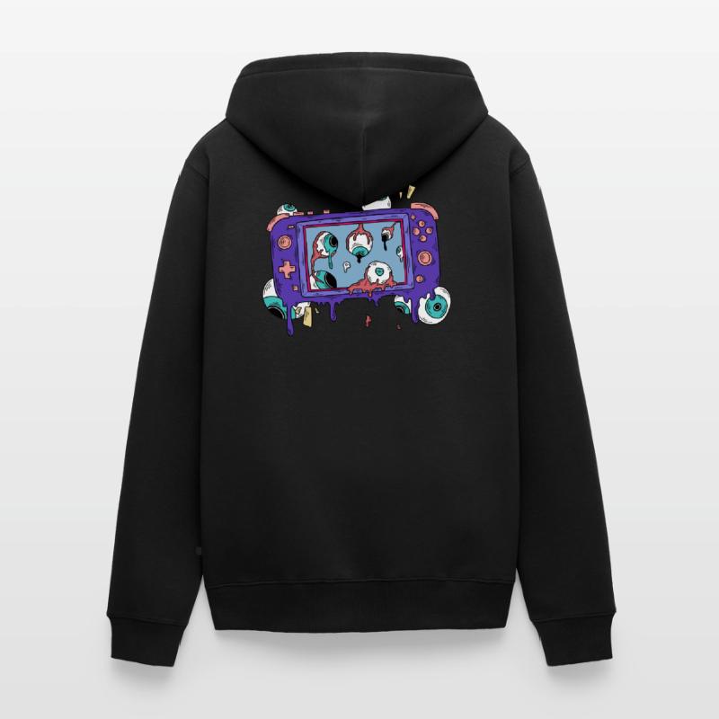 ZOMBIE GAME CONSOLE GAME CONTROLLER Unisex Premium Organic Zip Hoodie