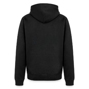 on n'est pas sérieux quand on a 18 ans - Veste à capuche bio Premium Unisexe - noir - Dos - Nico (187cm)