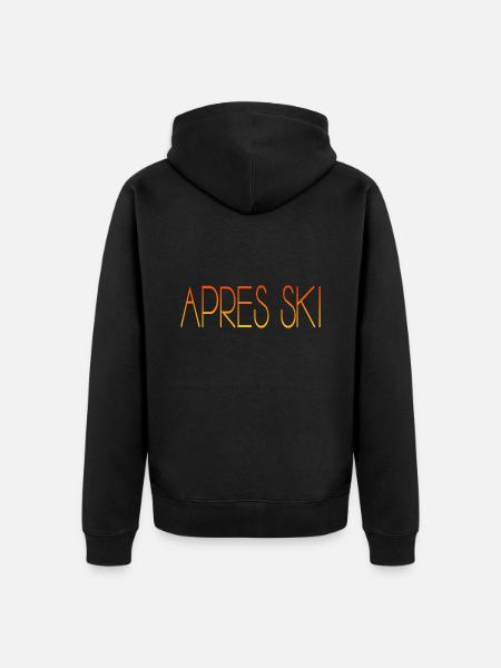 Apres Ski Team - Unisex Premium Bio Zip Hoodie - Schwarz