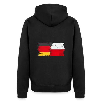 Allemagne Turquie Friendship Maillot de foot - Veste à capuche bio Premium Unisexe - noir - Dos - Nico (187cm)