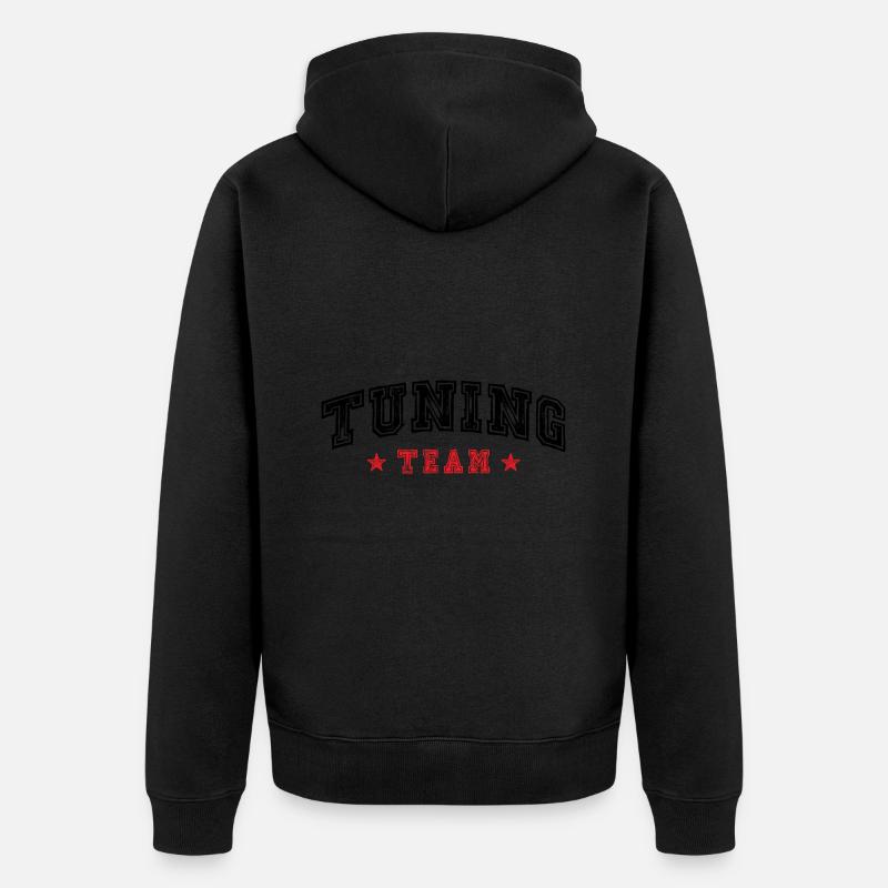 Équipe de tuning - Veste à capuche bio Premium Unisexe - noir