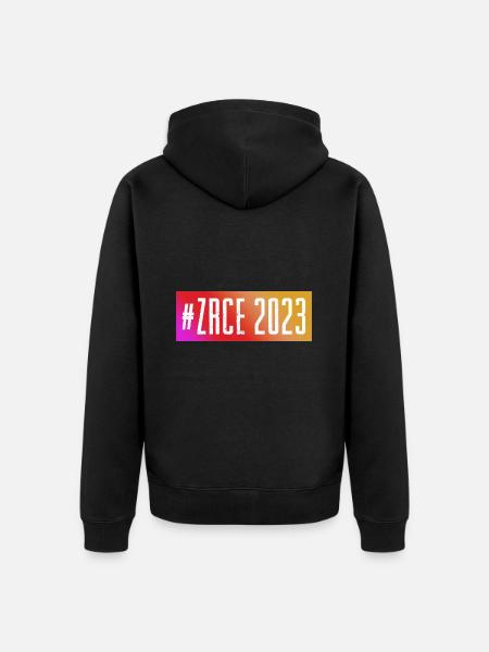 Zrce Party 2023 - Unisex Premium Bio Zip Hoodie - Schwarz