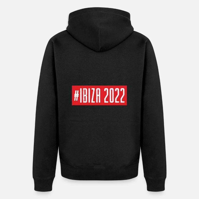 Ibiza 2022 - Veste à capuche bio Premium Unisexe - noir