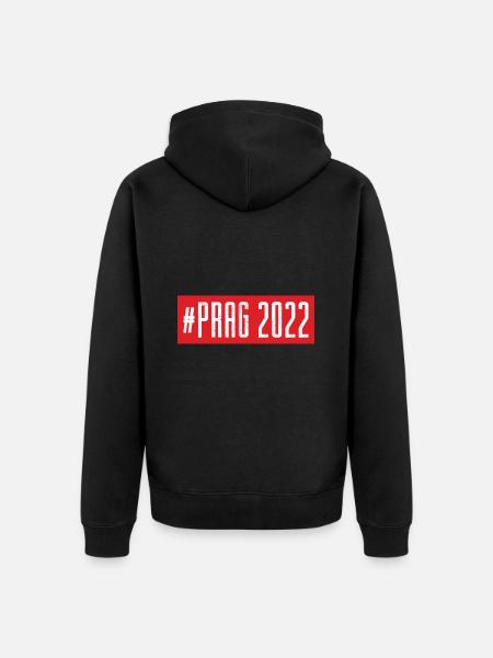 Prag 2022 - Unisex Premium Bio Zip Hoodie - Schwarz
