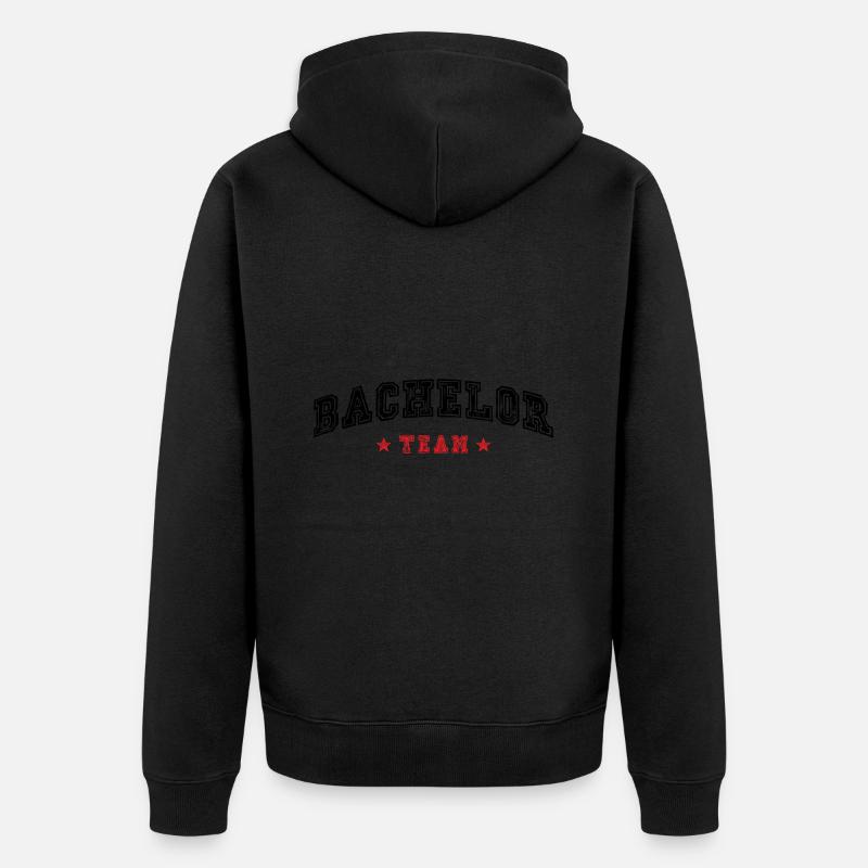 Équipe Bachelor - Veste à capuche bio Premium Unisexe - noir