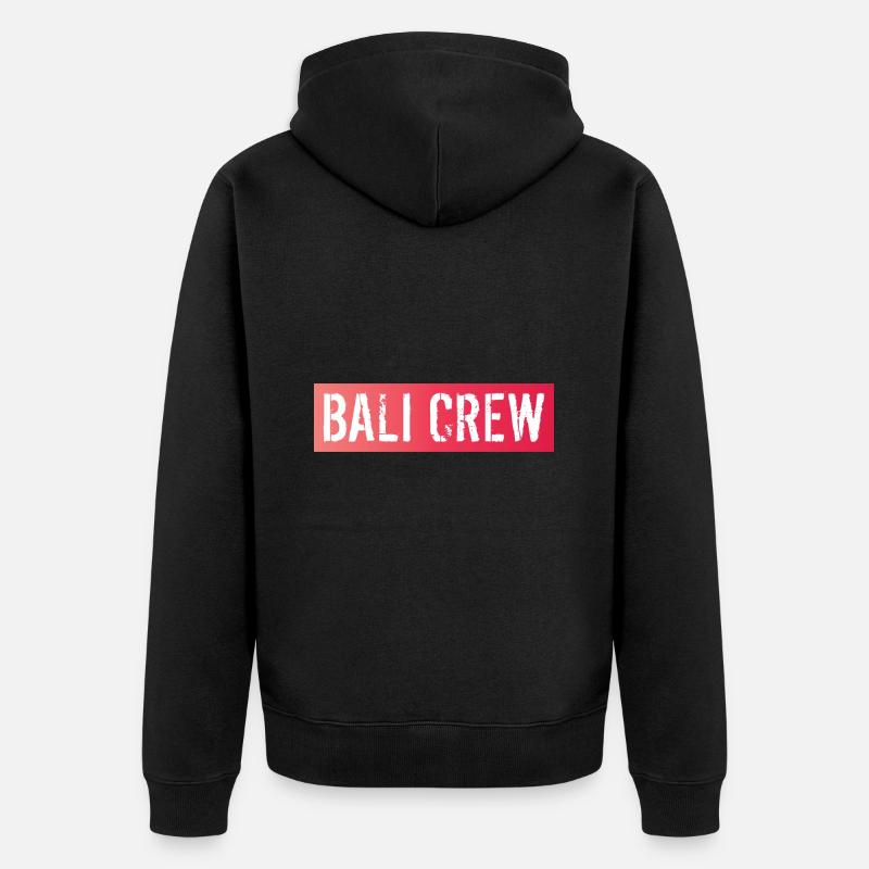 Équipage de Bali - Veste à capuche bio Premium Unisexe - noir