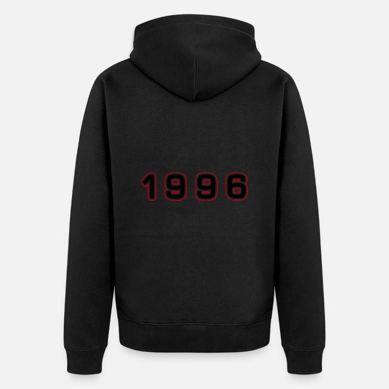 Numéro de l’année 1996 - Veste à capuche bio Premium Unisexe - noir