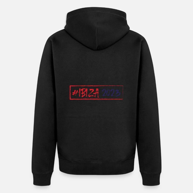 Ibiza 2023 - Veste à capuche bio Premium Unisexe - noir