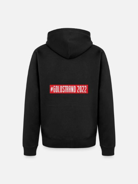 Goldstrand 2022 - Unisex Premium Bio Zip Hoodie - Schwarz