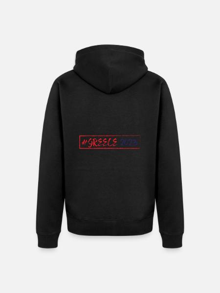 Grèce 2023 - Veste à capuche bio Premium Unisexe - noir