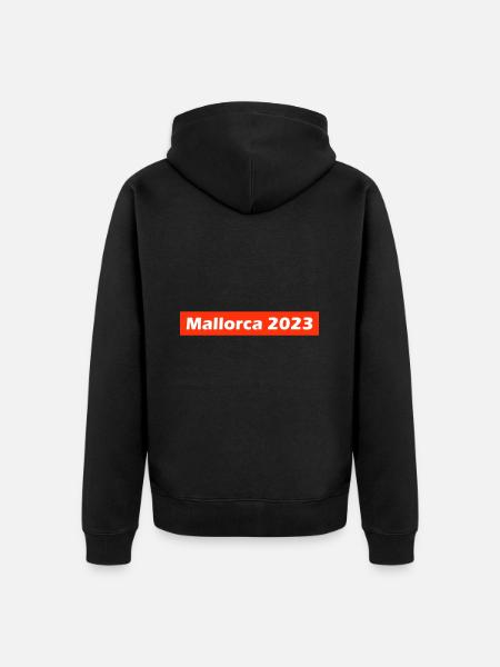 Mallorca 2023 - Unisex Premium Organic Zip Hoodie - black