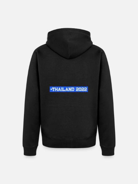 Thaïlande 2022 - Veste à capuche bio Premium Unisexe - noir