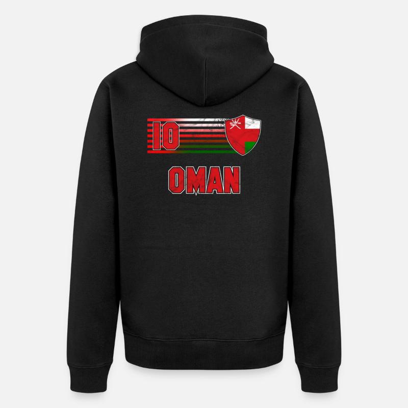 Oman - Veste à capuche bio Premium Unisexe - noir