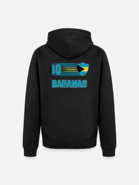 Bahamas - Unisex Premium Organic Zip Hoodie - black