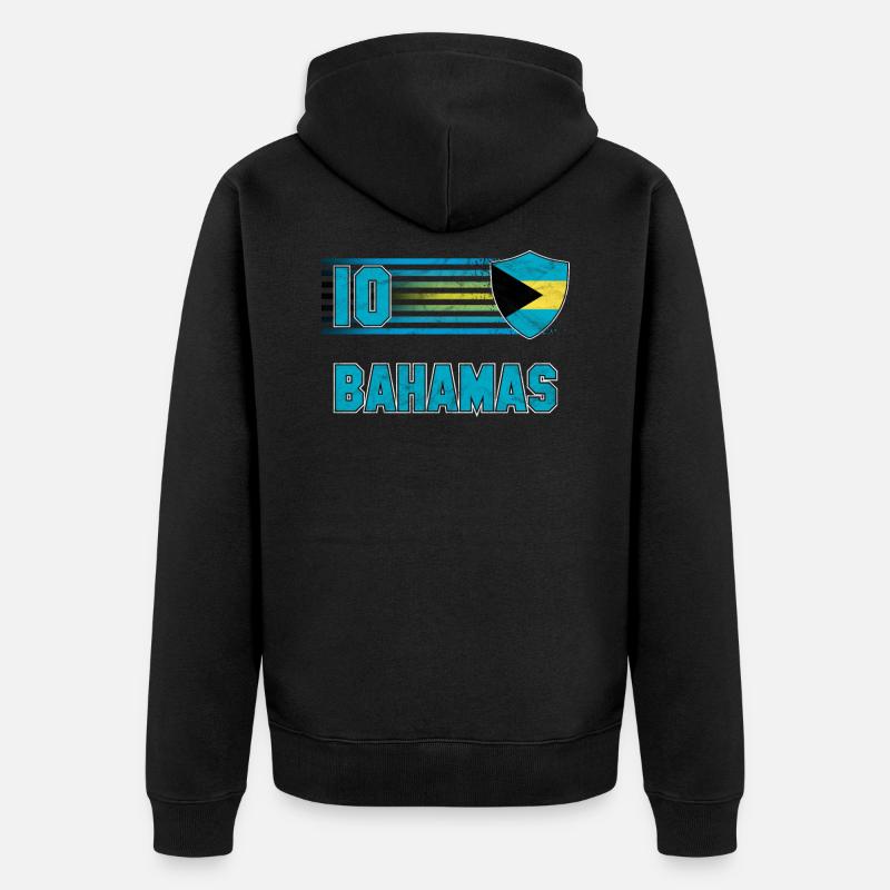 Bahamas - Veste à capuche bio Premium Unisexe - noir