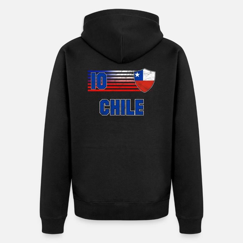 Chili - Veste à capuche bio Premium Unisexe - noir