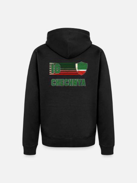 Chechnya - Unisex Premium Organic Zip Hoodie - black