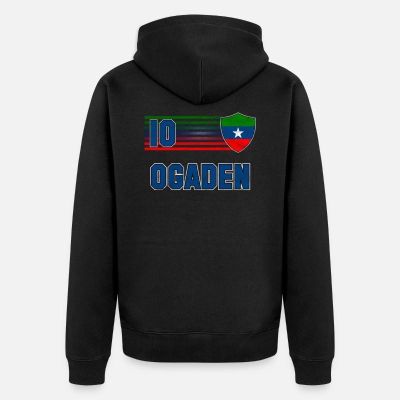 Ogaden - Veste à capuche bio Premium Unisexe - noir