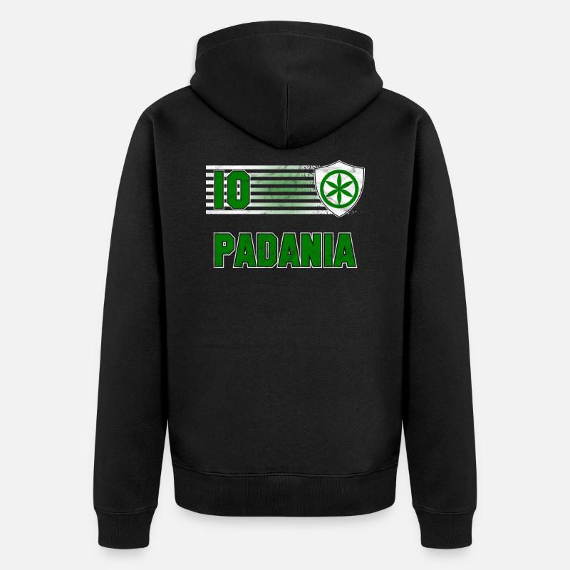 Padanie - Veste à capuche bio Premium Unisexe - noir
