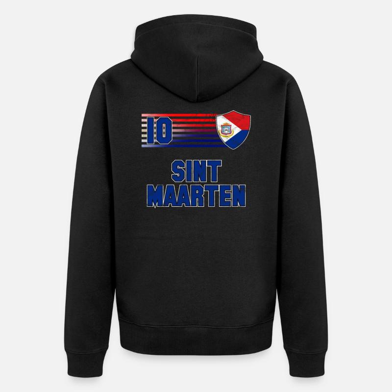 Sint Maarten - Veste à capuche bio Premium Unisexe - noir
