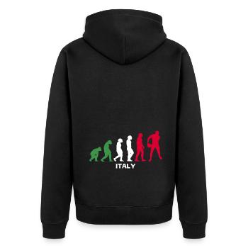 Joueur de rugby Sport Rugby Cadeau Rugby Entraîneur de rugby - Veste à capuche bio Premium Unisexe - noir - Dos - Nico (187cm)