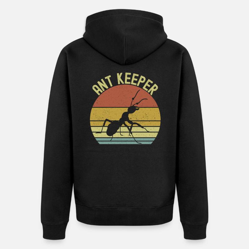 Sur: - Veste à capuche bio Premium Unisexe - noir