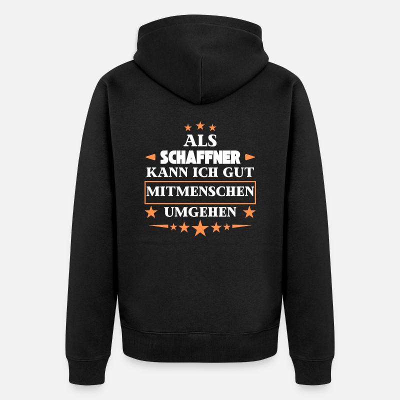 comme conducteurs. - Veste à capuche bio Premium Unisexe - noir