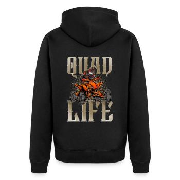Quad ATV Offroad Quad Riders - Veste à capuche bio Premium Unisexe - noir - Dos - Nico (187cm)