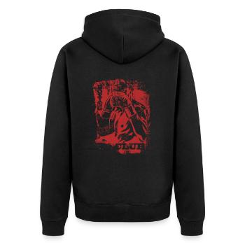 Club de boxe, Boxe, Arts martiaux, Entraînement de boxe - Veste à capuche bio Premium Unisexe - noir - Dos - Nico (187cm)
