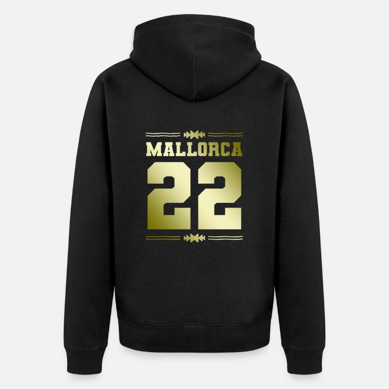 Majorque 22 - Veste à capuche bio Premium Unisexe - noir