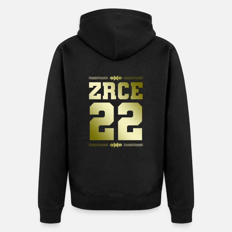 Zrce 22 - Veste à capuche bio Premium Unisexe - noir