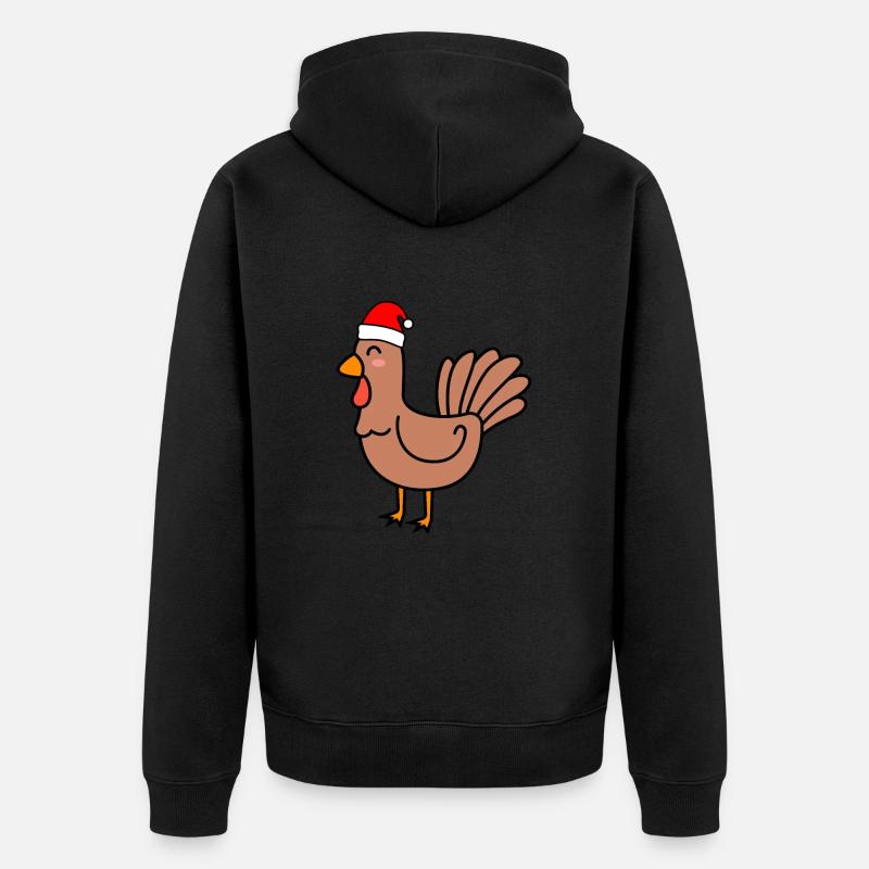 Truthan Comic Noël Noël - Veste à capuche bio Premium Unisexe - noir