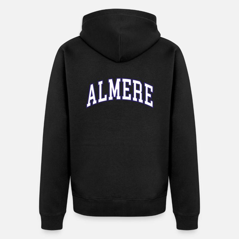 Almere - Veste à capuche bio Premium Unisexe - noir