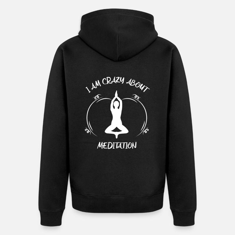 Médaïon - Veste à capuche bio Premium Unisexe - noir