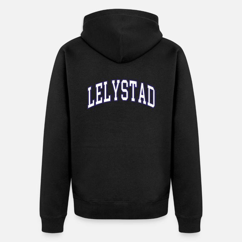 Lelystad - Veste à capuche bio Premium Unisexe - noir