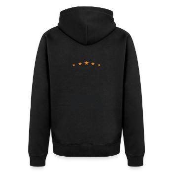 Je Suis Allé Dehors Une Fois Graphismes Pas Au Top - Veste à capuche bio Premium Unisexe - noir - Dos - Nico (187cm)