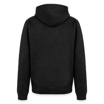Sweat-shirt à capuche Homme J'habite chez mon cha - Veste à capuche bio Premium Unisexe - noir - Dos - Nico (187cm)