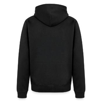 Legends Are Born In December 1957 - Veste à capuche bio Premium Unisexe - noir - Dos - Nico (187cm)