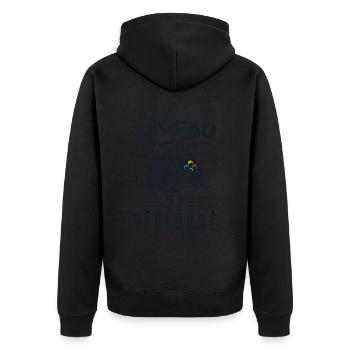 Niveau 27 Débloqué | cadeau de joueur - Veste à capuche bio Premium Unisexe - noir - Dos - Nico (187cm)