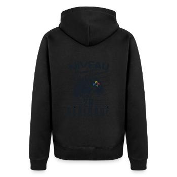 Niveau 29 Débloqué | cadeau de joueur - Veste à capuche bio Premium Unisexe - noir - Dos - Nico (187cm)