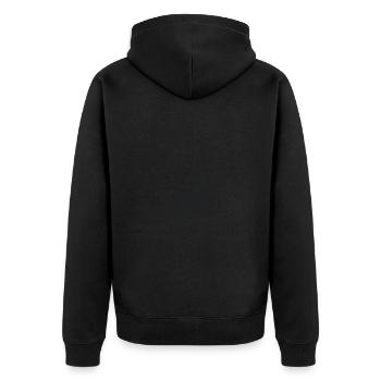 Je ne ronfle pas je rêve que je suis un tracteur - Veste à capuche bio Premium Unisexe - noir - Dos - Nico (187cm)