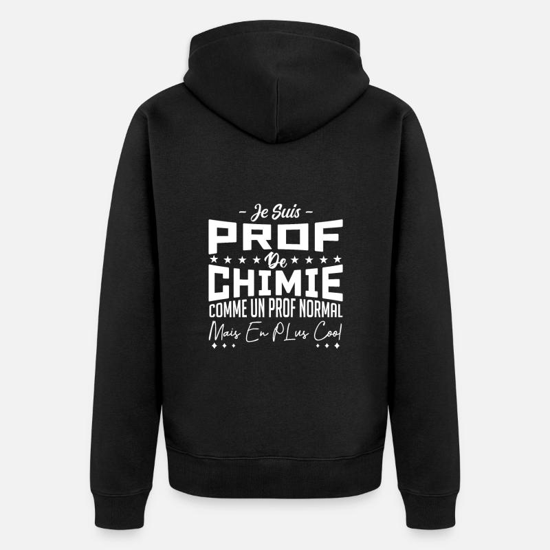 Meilleur prof de chimie - Veste à capuche bio Premium Unisexe - noir